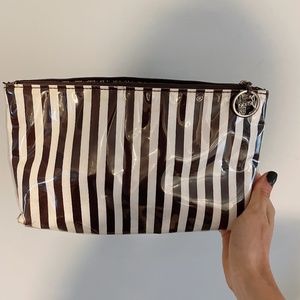 Henri Bendel Centennial Stripe Medium Makeup Bag